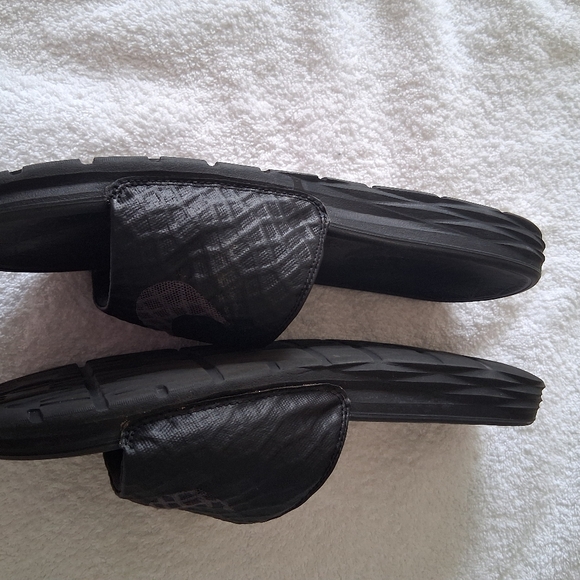 Nike Black Sandals Slides Size 12 - Picture 4 of 7
